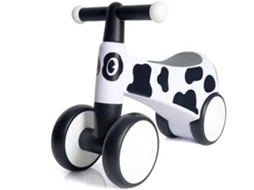 Bicicleta De Equilíbrio Infantil - 1 A 3 Anos - 4 Rodas - Com Iluminação - Branco