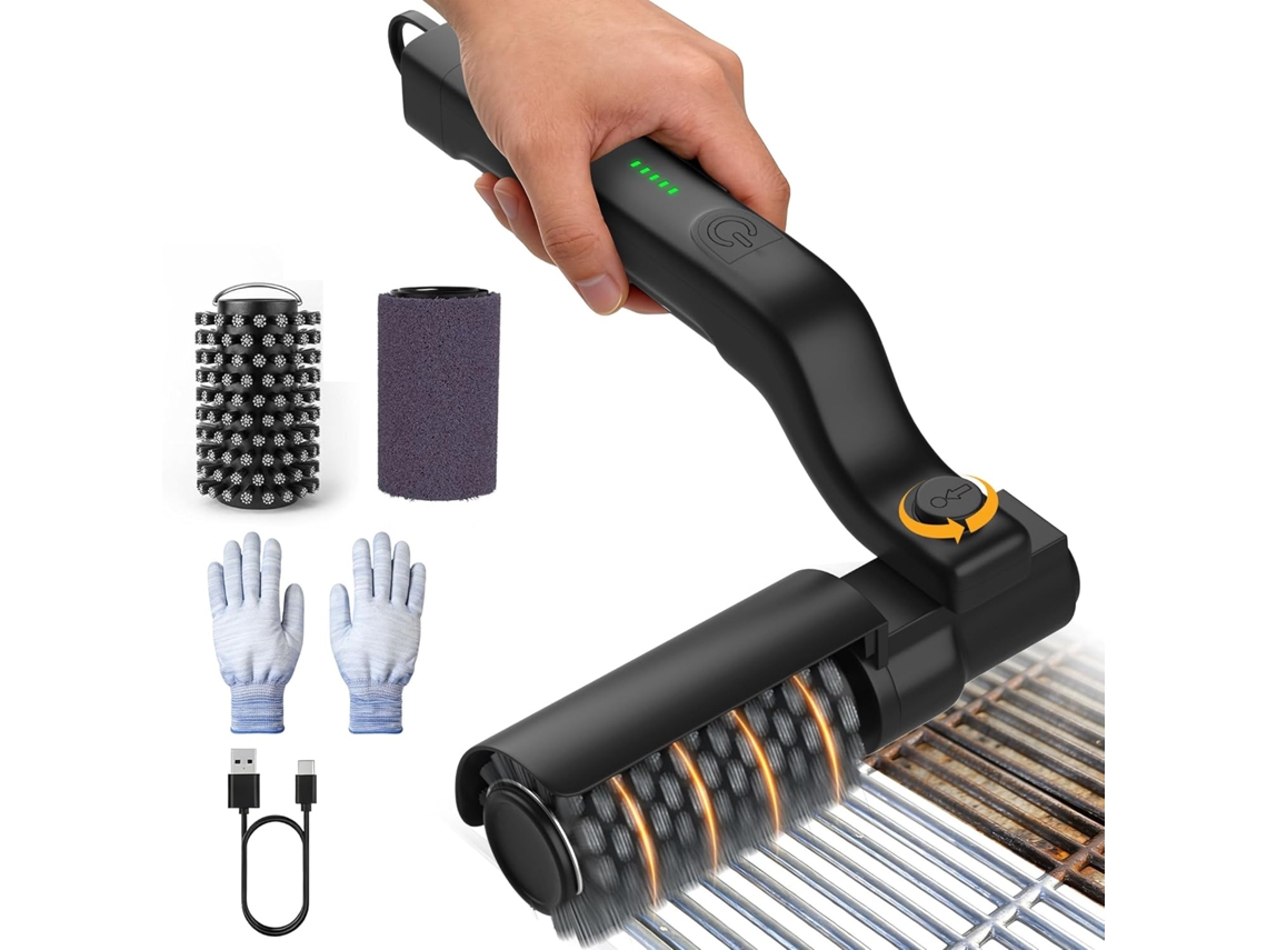 Escova Elétrica Rotativa para Grelha 3 Velocidades AQUAFORGE