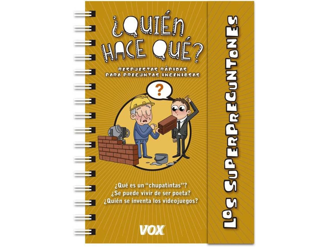 Livro Superpreguntones / ¿Quién hace qué? de Vox Editorial (Espanhol)