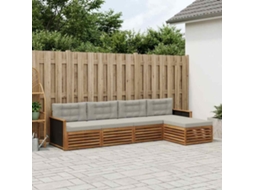 Vidaxl Conjunto De Sofás Para Exterior 5 Unid. Poliéster