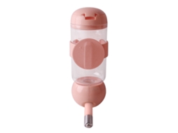 Tigela Portátil Para Água E Alimentos, Em Aço Inoxidável, Com Ajuste Automático, Acabamento Rosa, Para Refeições E Hidratação Diária