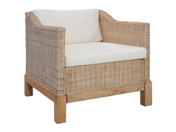 Armchair, Armchairs Vidaxl Marrom Vime