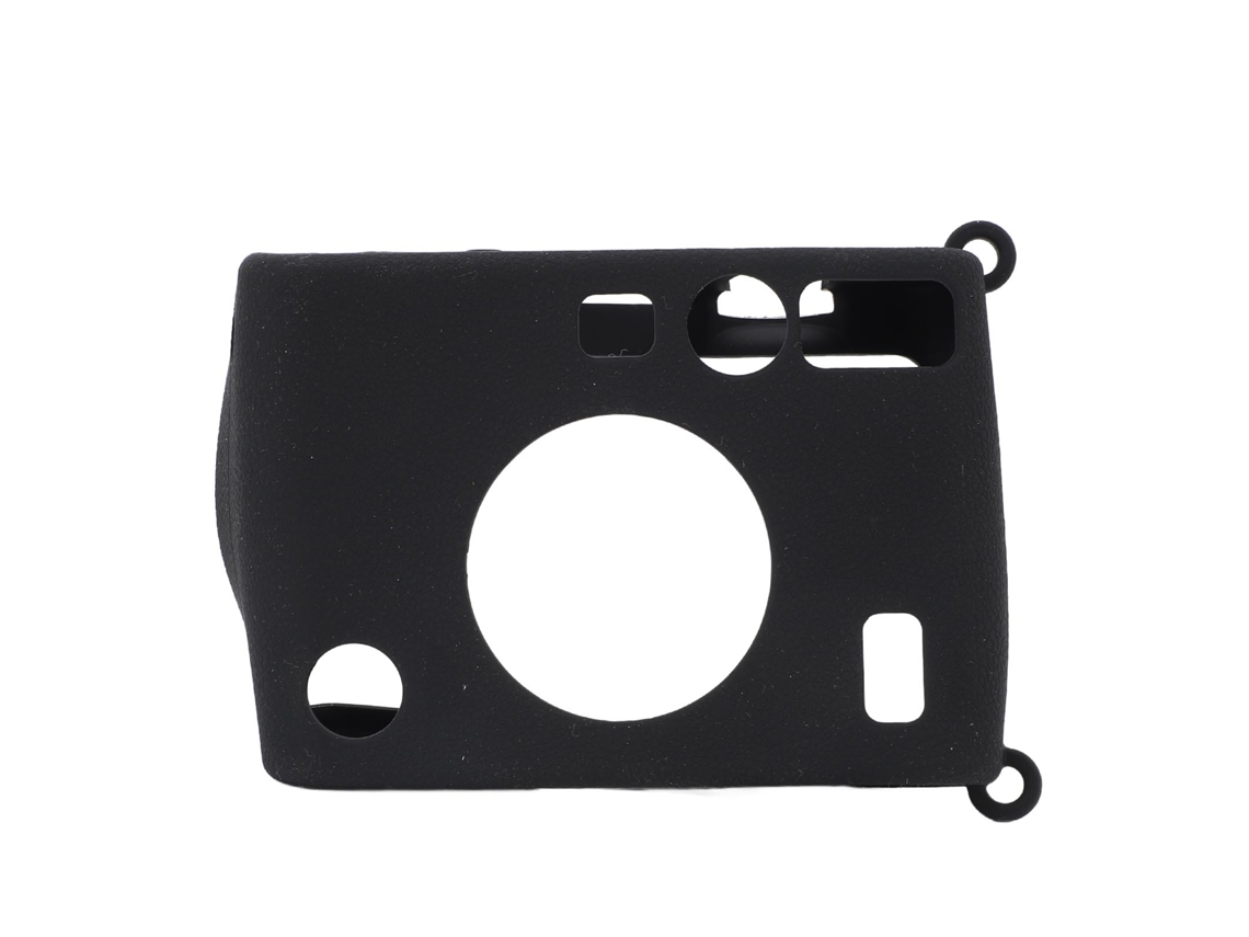 Funda De Silicona Para Cámara Instantánea Evo Ajuste Preciso Aperturas Suave Protectora Color Negro