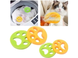 4 peças removedor de pêlos de animais de estimação, depilador de roupas reutilizáveis para máquina de lavar, bola anti-pêlo, limpeza de cabelo