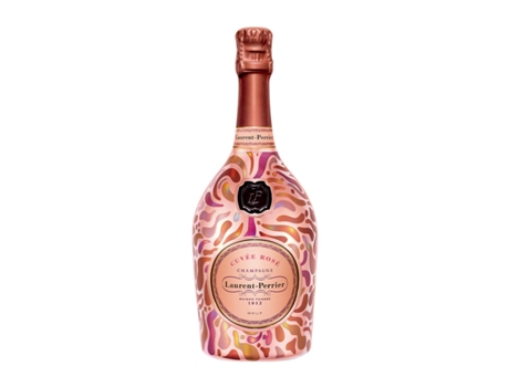 Espumante rosé LAURENT PERRIER Cuvée Rosé Metal Jacket Pétalos Pinot Preto Champanhe (0.75 L - 1 Unidade)