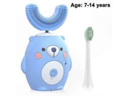Escova de Dentes Elétrica Infantil com Cabeça Gel Macia e Design em Formato U para uma Experiência Escovação Di Vertida. GOKOCO