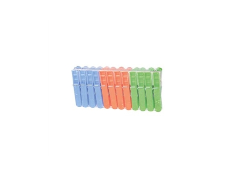 Pacote Com 20 Prendedores De Roupa De Plástico 2702548 Alm