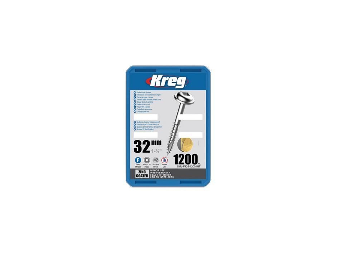 1200 Parafusos Galvanizados 7 X 32 Mm Rosca Fina Quadrado Maxi-Loc