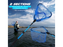 Rede de Pesca Telescópica Plegable para Fly Fishing