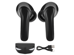 Fones de ouvido Bluetooth sem fio EOOCOO, baixa latência, microfone e luzes LED