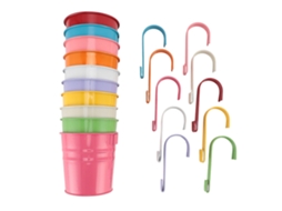 Vasos de Flores Primerox de Ferro com Furos de Drenagem