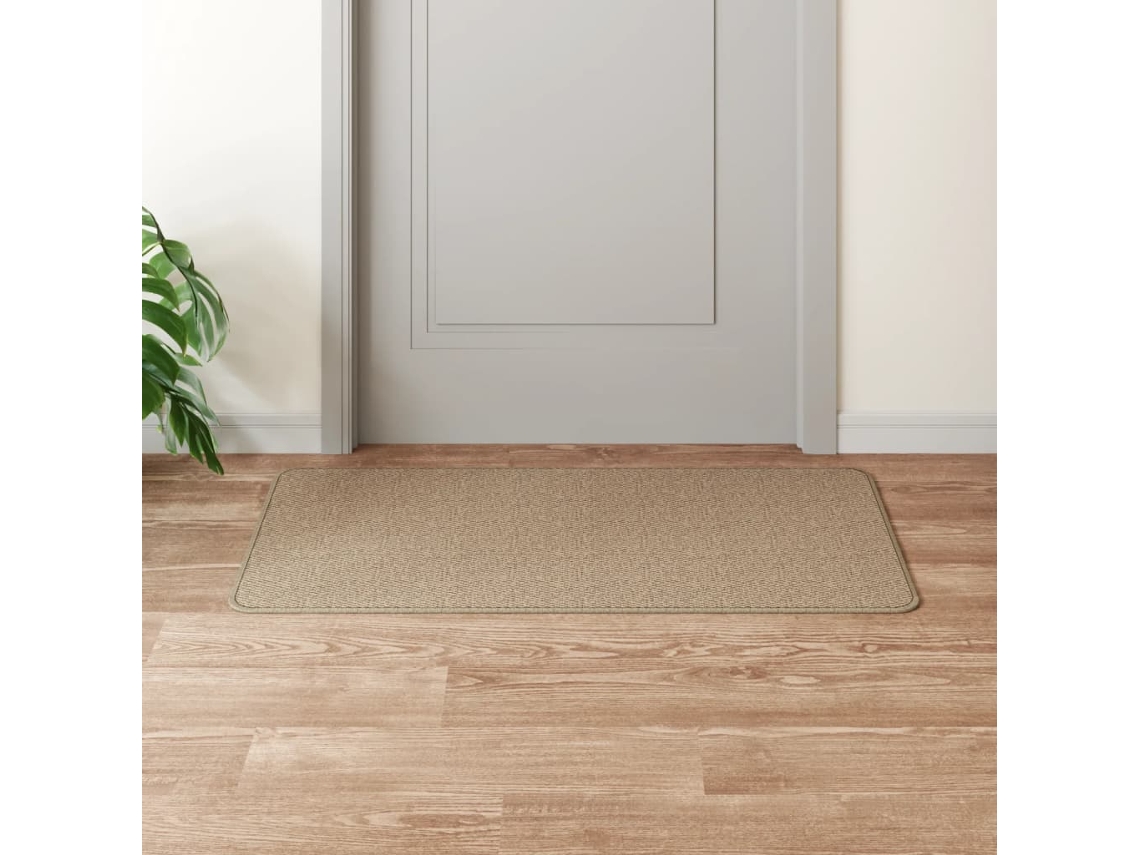 Vidaxl Tapete/passadeira 50x100 Cm Aspeto Sisal Cor Areia