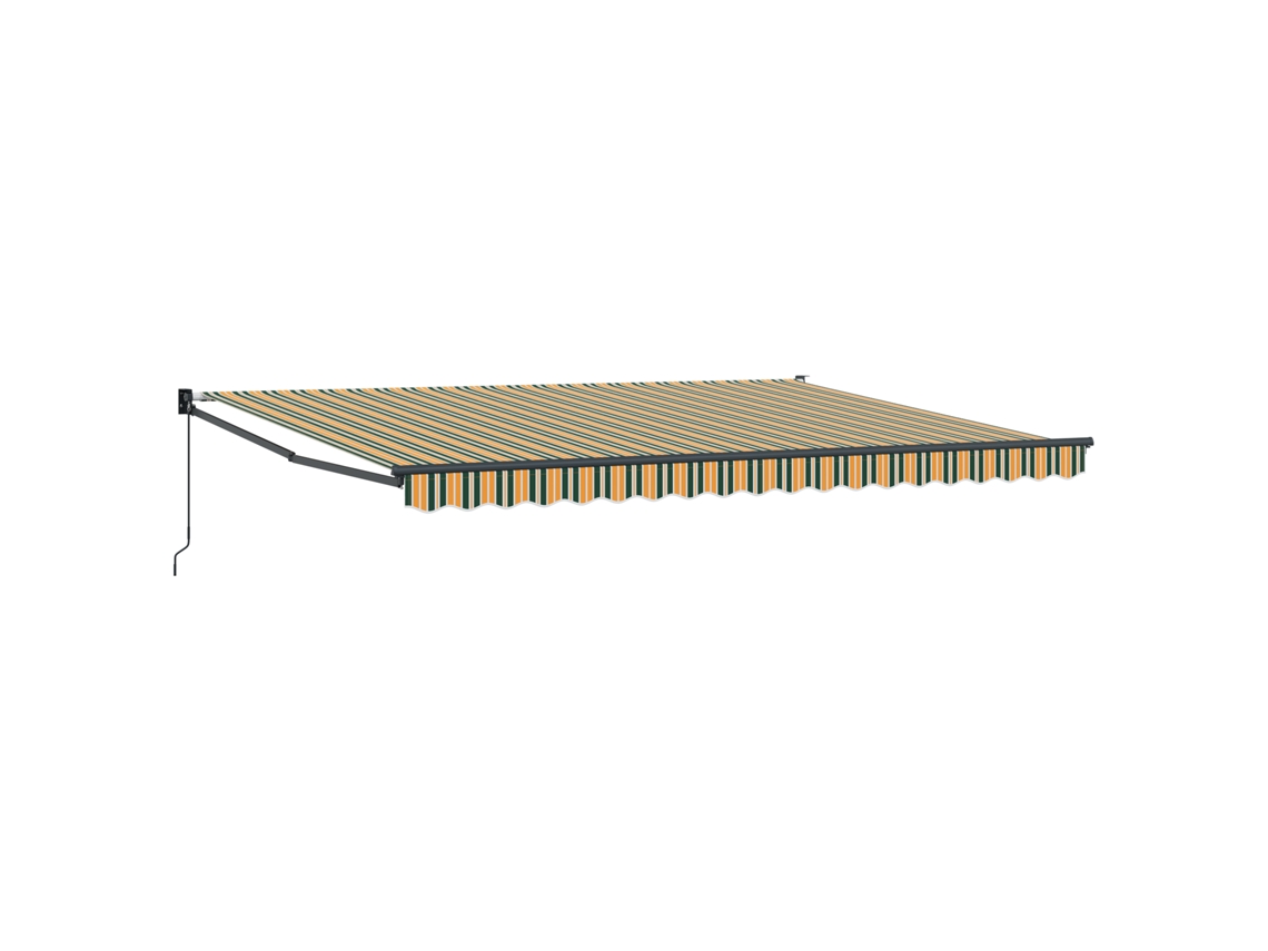 Conjunto 1 Toldo Externo Vidaxl Verde Poliéster (450 X 300 X 165 Cm)