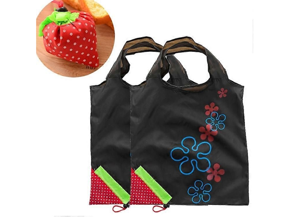 Conjunto de 2 Sacolas de Compras Dobráveis ​​e Reutilizáveis GOKOCO