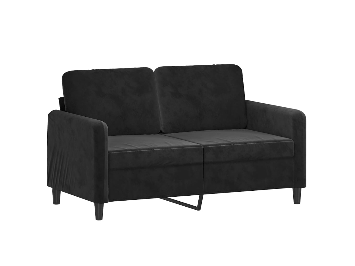 2-seater Sofa, 2-seater Sofas Vidaxl Preto Veludo (n/a)