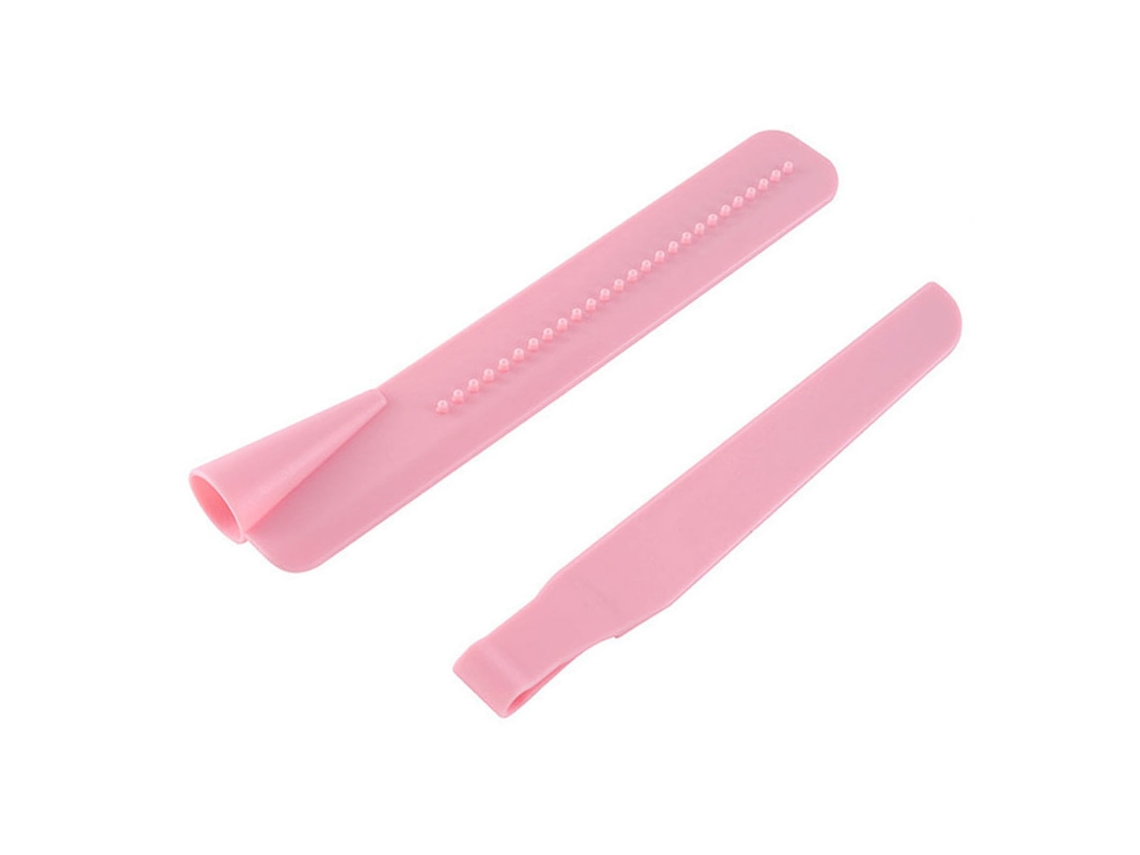 Espátula Angular De Geleia Decorar Bolos Abs Rosa