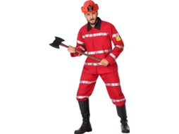 Fato de Homem DISFRAZZES Bombeiro (Tam: M/L)
