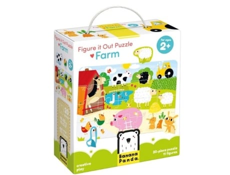 Livro Figure It Out Puzzles Farm De Desconocido (espanhol)