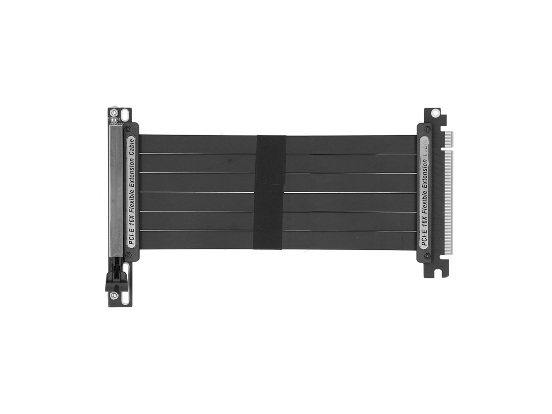 Cabo De Extensão 3.0 X16 Pcie 90° Com Ímã 20cm Para Instalação Vertical De Placa De Vídeo