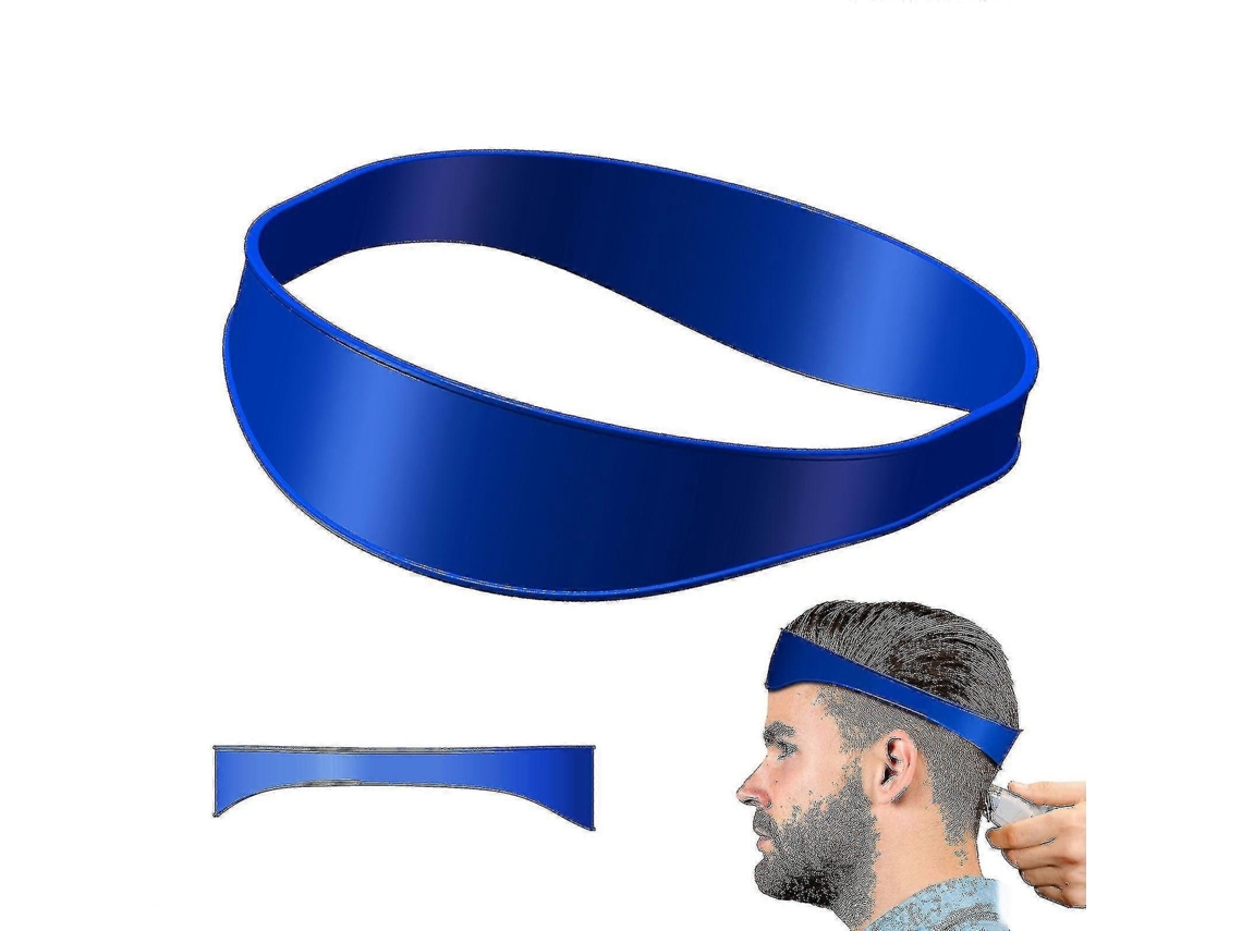 Elysve Modelo Barbear Modelo De Barbear Pescoço E Guia De Corte De Cabelo Silicone Curva Casa - 21,5 Polegadas