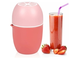 Espremedor De Limão Manual Em Formato Com Dupla Ação, Ideal Para Limões, Limas, Laranjas E Toranjas, Rosa