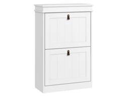 Sapateira Mdf Cor Branco 54x24x82,5 cm Homcom