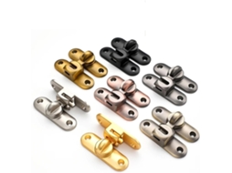 Fechadura De Porta Deslizante Com Trinco, Dourada, Preta E Bronze, Para Segurança Residencial, Closet, Ma121 H, 1 Peça