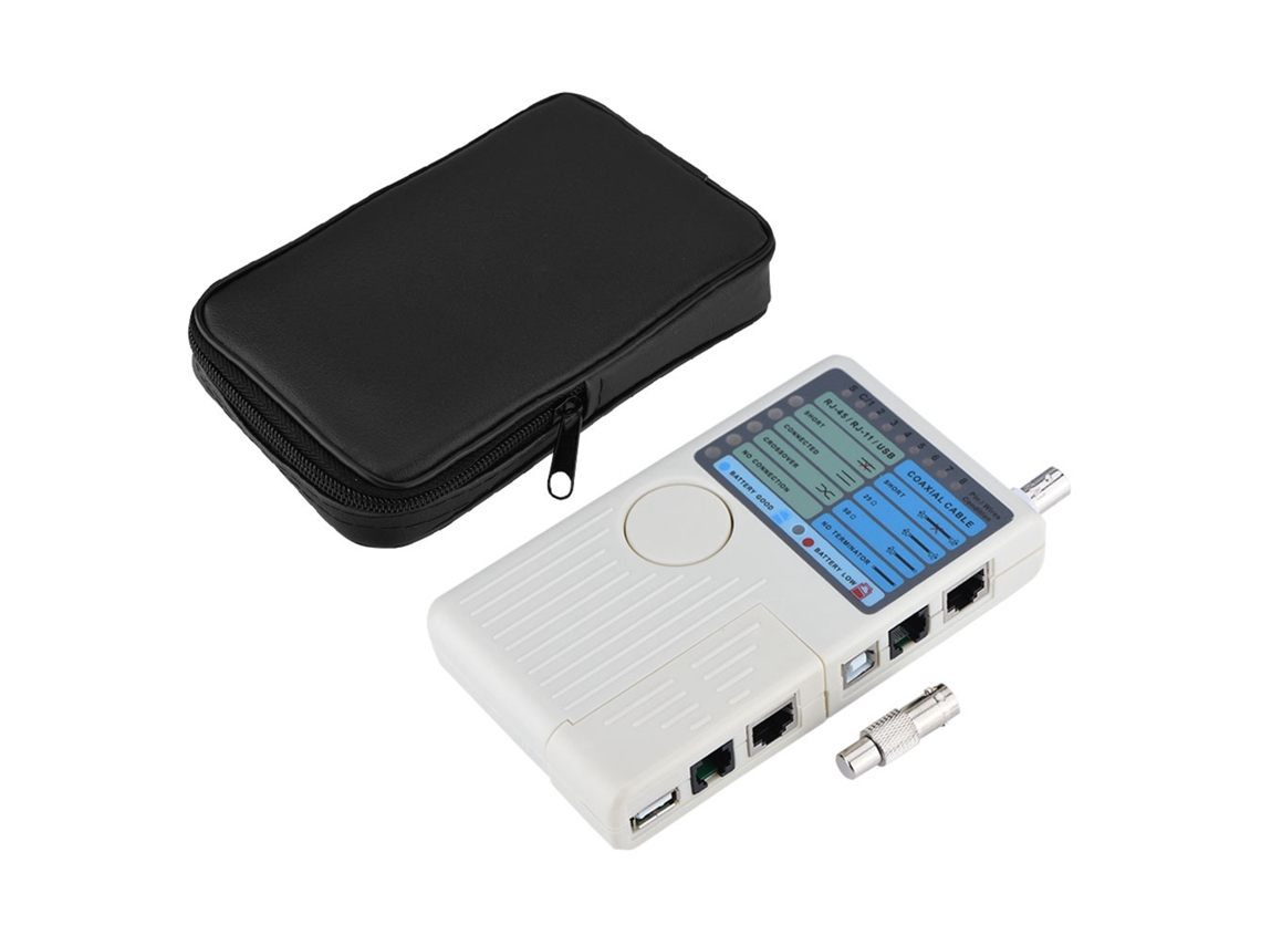 Testador de Rede LAXISCREED (rj45/rj11/usb/bnc)