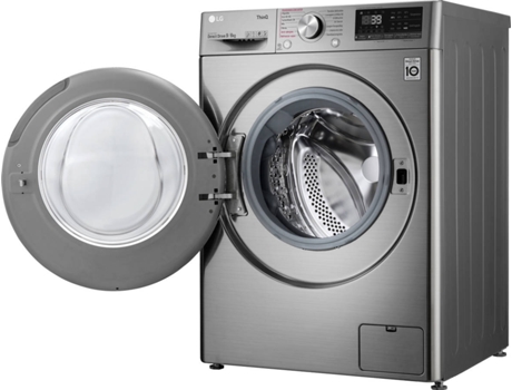 Máquina de Lavar e Secar Roupa LG F4DV7009S2S (6/9 kg - 1400 rpm - Inox) —  
