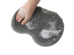Tapete Massageador De Pés Antiderrapante Para Chuveiro Com Ventosas - Escova De Massagem Multifuncional Para Relaxamento No Banho