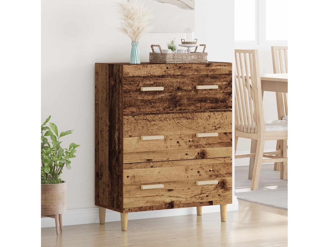 Vidaxl Buffet Madeira Antiga 69,5 X 34 X 90 Cm Madeira Processada
