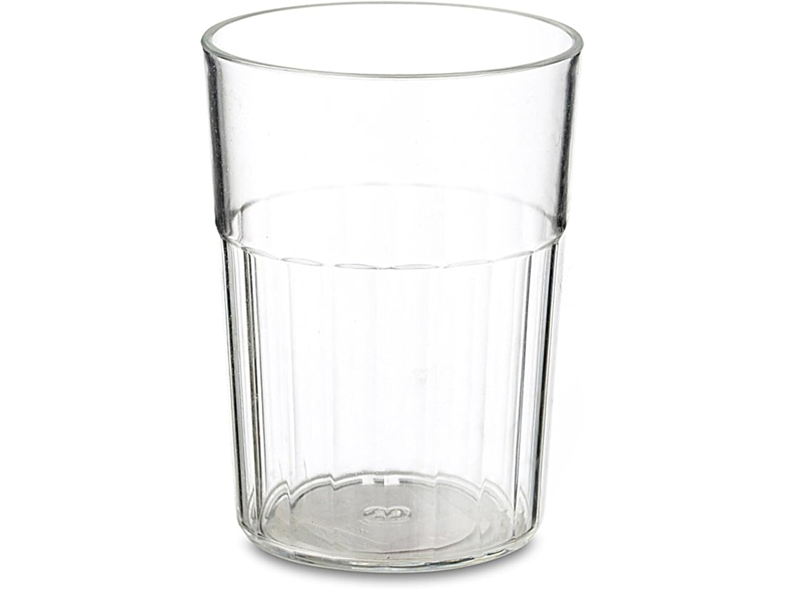 Copo, 250 Ml, Transparente, Plástico, Cilíndrico, Reutilizável, Para Casa Gokoco