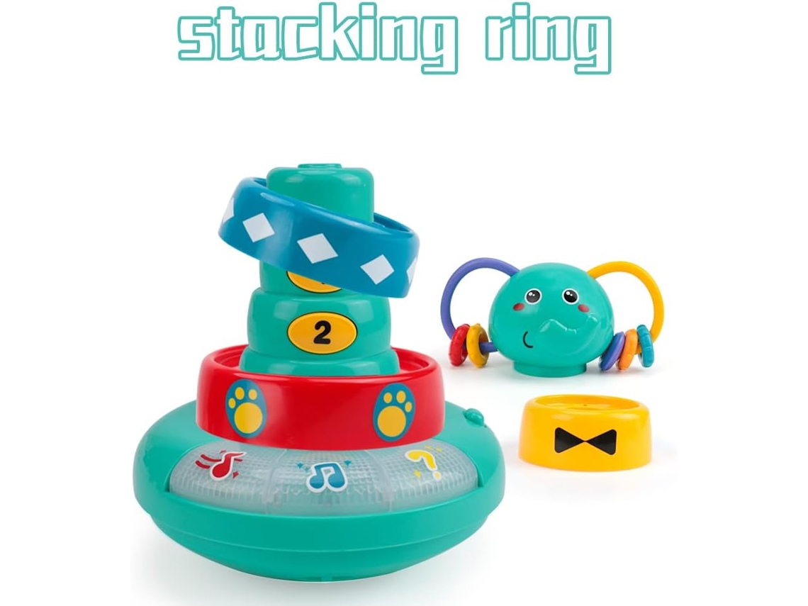 Brinquedos Montessori Para Crianças De 1, 2 E 3 Anos Brinquedos Educativos De Empilhar Para Bebês Com Música E Luzes Presente Aquaforge