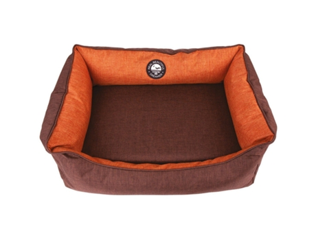 Cama para Cão e Gato em formato de cesto MARTIN SELLIER Marron & Orange 55 x L. 40 x A. 23
