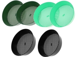 Conjunto de 6 Peneiras de Plástico para Jardinagem, Areia, Composto, Terra para Vasos, Bonsai e Outros Fins de Jardim. SFUSHOS