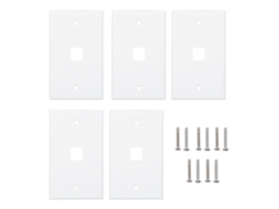Conjunto de 5 Tampas para Tomada Ethernet RJ45 BRILVIBERA