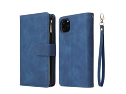Estojo para Telefone EOOCOO (fecho Zipper com Múltiplos Cartões para Iphone)