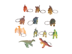 Ats 12 Porta chaves de Dinossauro Estilos Diferentes Animais Simulados Presentes Decoração Porta chaves K2108
