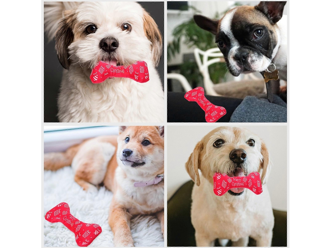 Brinquedo De Natal Para Cães Com Guizo Interativo