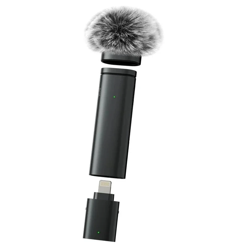 Microfone de Lapela Sem Fio, Microfone para Gravação de Áudio e Vídeo. MDUG