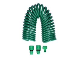 Mangueira De Jardim, 7,5m, Formato Espiral Retrátil, Para Rega, Limpeza Exterior E Lavagem De Veículos