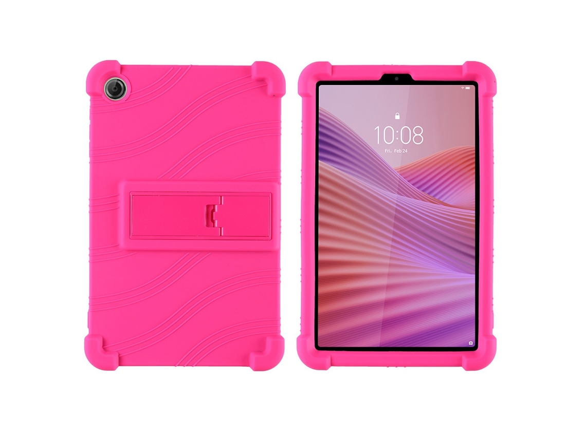 Acessório Para Tablet Lurelia, Compatível Com Lenovo Tab One Tb305fu 8.7rosa Vermelha, Rosa, Silicone