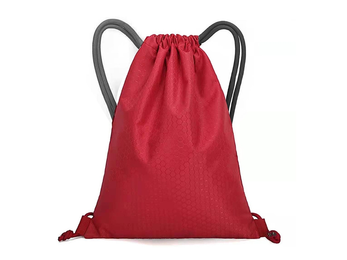 Mochila Com Cordão, Bolsa De Ginástica, Bolsa Com Cordão, Bolsa Vermelha Com Cordão*
