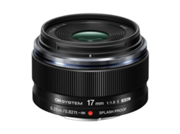 Objetivo De Focal Fixa Om System M.zuiko Digital 17 Mm F 1.8 Ii Preto Para Montagem Micro 4 3