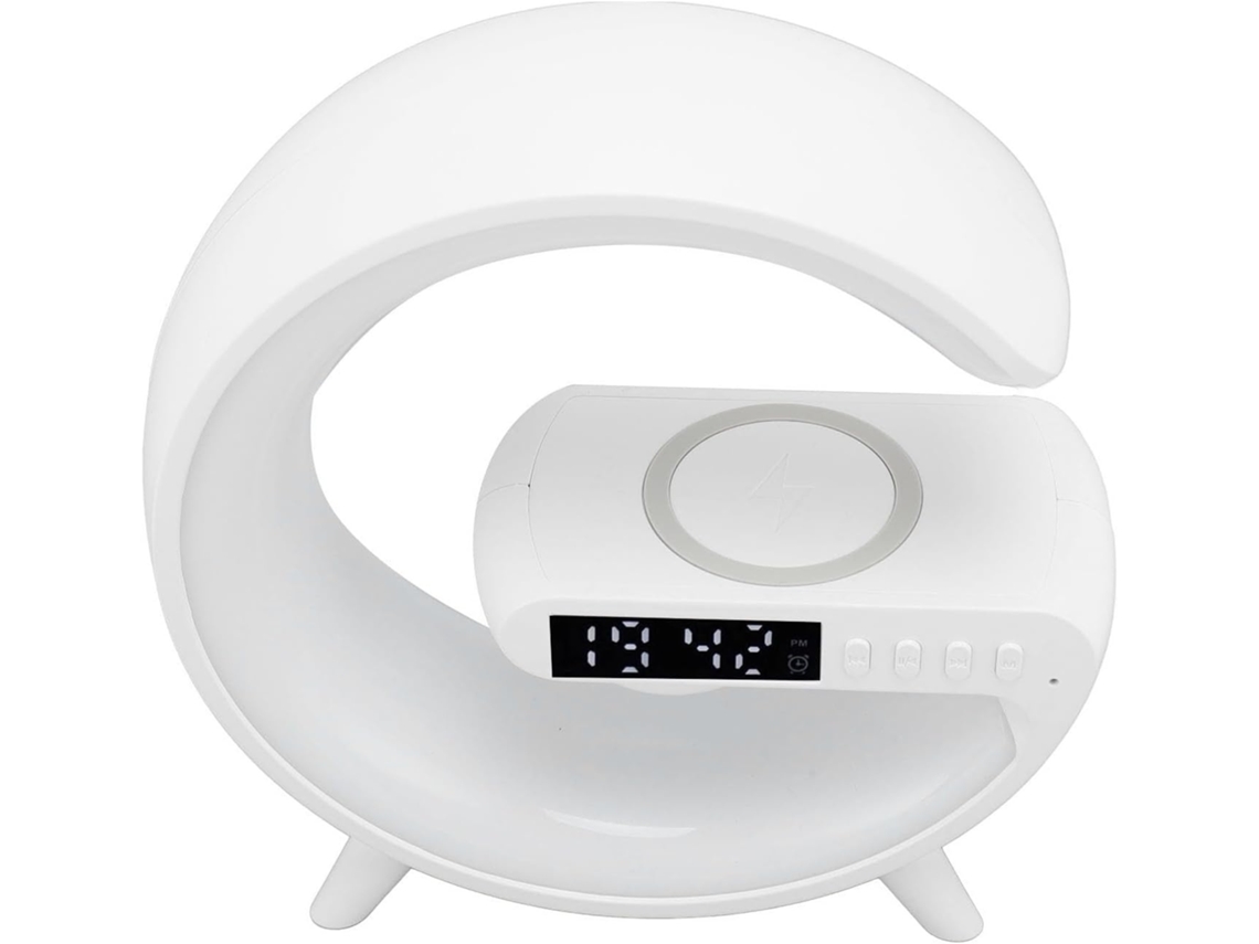 Lurelia Despertador Sunrise Despertador Bluetooth Alto Falante, Comando Remoto Led Lâmpadas De Mesa