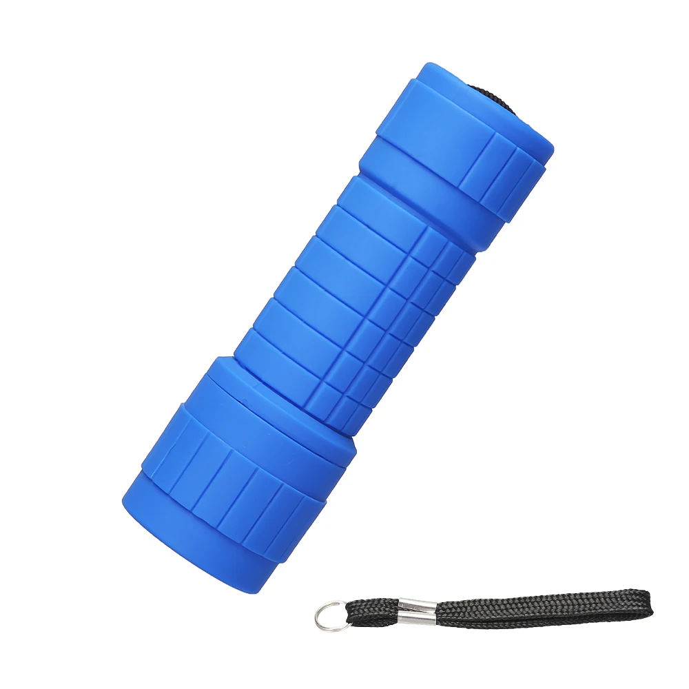 Mini Lanterna Led, Feita de Liga de Alumínio, com Cordão. MDUG (azul)