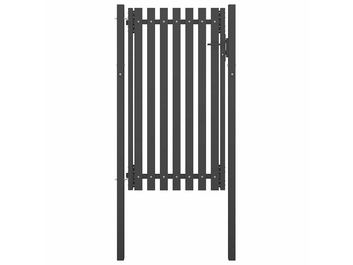 Fence Gate, Fence Gates Vidaxl Antracite Aço (1 X 2.25 M)