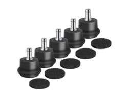 Rodízios De Reposição Bell Glider Para Cadeira Ou Banqueta De Escritório, Giratórios Ou Fixos, Rodízios Para Cadeira De Escritór Aquaforge