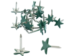 Piutouyar - 150 Tachas Decorativas Em Formato De Estrela, Verde