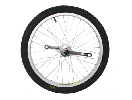 Roda de Bicicleta Completa com Manivelas QU-AX